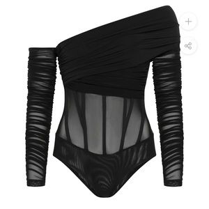 LEAU Bardot Bustier Corset Bodysuit